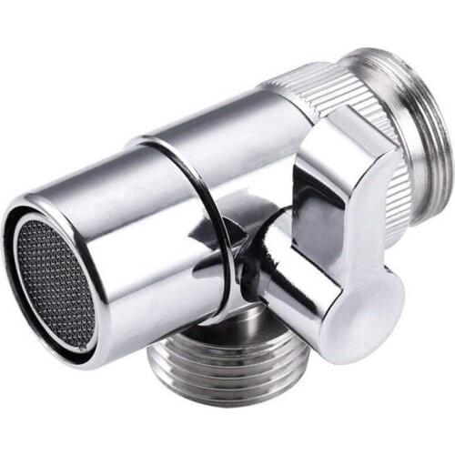 1Pcs Function Switch Copper water Separator valve 3deci Water Dissociator Adjustable shower Split Disc Bathroom Accessories