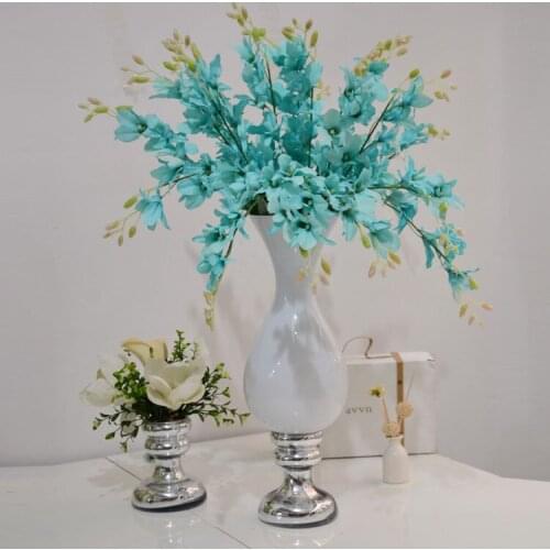 10PCS Small cattleya artificial flower silk flower photography props,wedding party celebration table decoration flowers