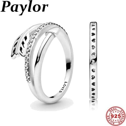 2021 New Fashion 925 Sterling Silver Wrap-Around Arrow Rings For Women Original DIY Band Jewelry S925 Ring Dropshipping