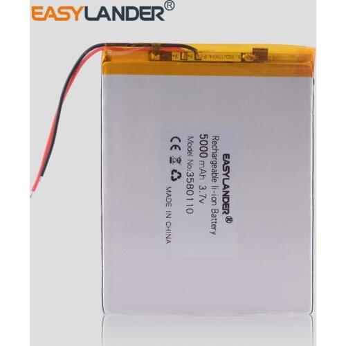 3580110 5000MAH lithium battery 3.7V The tablet battery 8 inches N83, N86 A86 A85 Jumper EZBOOK 3 Pro