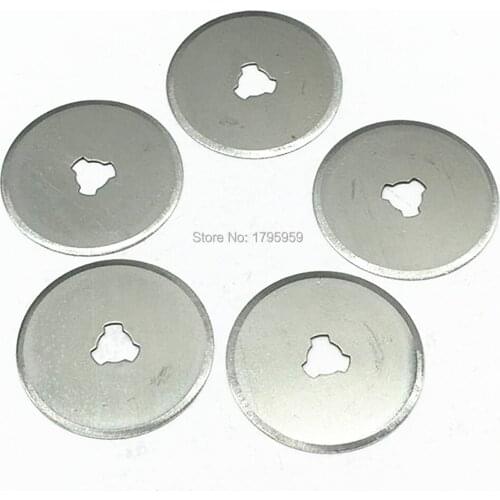5pc 28mm Rotary Cutter Refill Blades Fabric Leather Vinyl Sewing Cutting Craft Tools Circular Rotary Cutter Spare Blades
