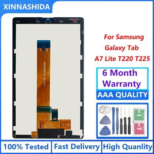 8.7" For Samsung Tab A7 Lite 2021 SM-T220 SM-T225 T220 T225 Touch Screen LCD Display Digitizer Glass Panel Assembly