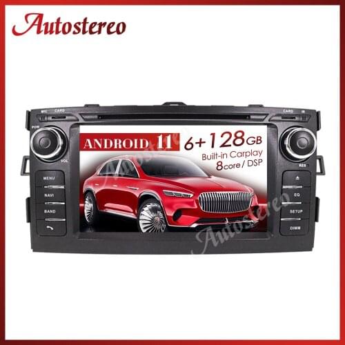 Android 10 Wireless Carplay For Toyota Auris 2006-2012 Auto Stereo Multimedia Player Car GPS Navigation Radio Recorder Head Unit