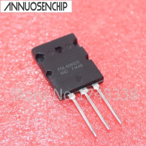 Free shipping 10CS FGL40N120AND 40A/1200V 40N120 TO-3PL FGL40N120ANDTU 1200V NPT IGBT New & original