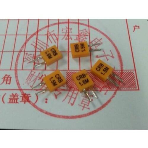 Free Shipping 50PCS Inline Ceramic 2 foot CRB1.5M 1.5MHZ 1.500MHZ CRB1.0M