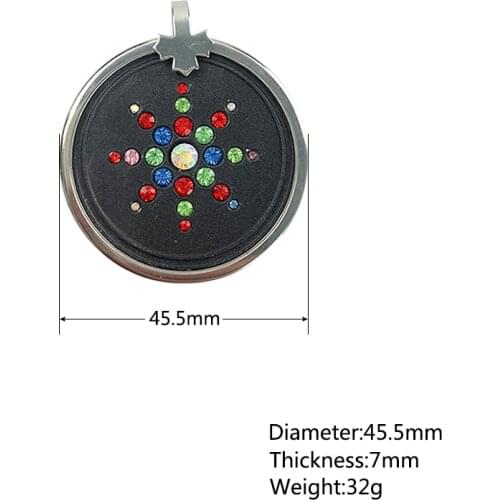 Bio Scalar Quantum Energy Pendant Necklaces with Multicolor Crystals