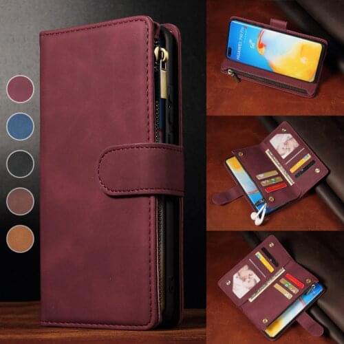Leather Case For Huawei P40 P30 Pro P20 Lite P Smart Plus 2019 Honor 10 Lite 20i 20 Pro Mate 30 Lite Pro Wallet Flip Phone Cover