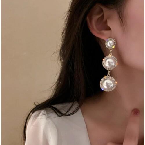 Summer new style personality creative long pendant earrings luxury fashion casual dance party earrings for women