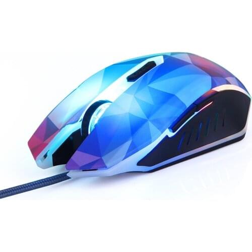 Computer Mouse Ergonomic Gaming Mouse USB Wired Mice 3200 DPI Optical Mause With LED Backlight 6 Button For PC Laptop Gamer