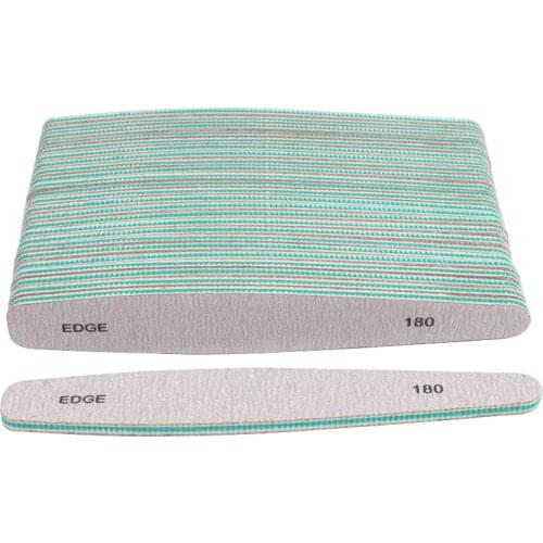 50Pcs 180/180 Grit Sandpaper Nail Art Files Washable Nail Buffer Diamond Buffer Manicure Block Nail Care Tool Professional File