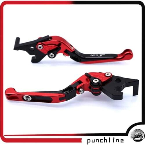 Fit SMAX155 2015-2021 Clutch Levers For YAMAHA SMAX 155 Folding Extendable Brake Levers