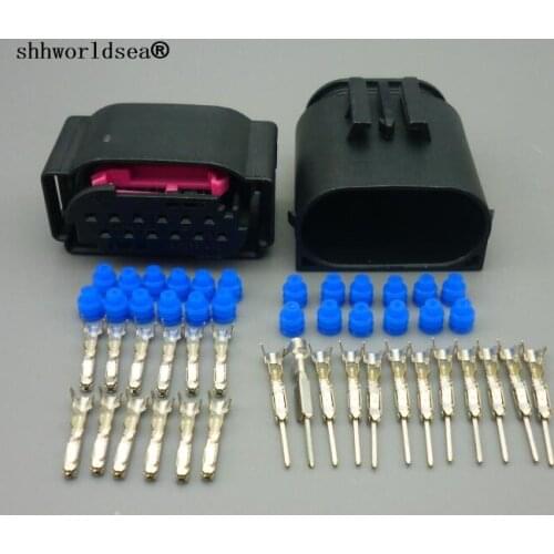 Shhworldse 12Pin 4E0 972 713 1534151-1 1534152-1 Lane Assist LCA Connector Plug Auto Socket For VAG Volkswagen Audi Porsche Benz