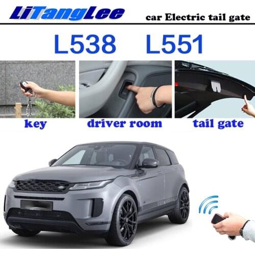LiTangLee Car Electric Tail Gate Lift Tailgate Assist System For Range Rover Evoque L538 L551 2011~2020 Remote Control Lid