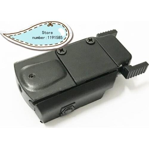 Tactical Compact Airsoft Pistol Laser Pointer Glock 17 18C 19 22 Red Laser Sight Plastic Low Profile Red Dot for Hunting