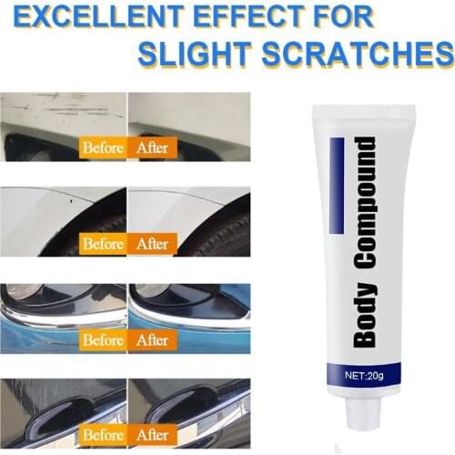 Car Body Compound Wax Car Scratch Remover Polish Cloth Car-styling Remover Car Kit & Paste Scratch Kit Compound Body Sponge U6L2