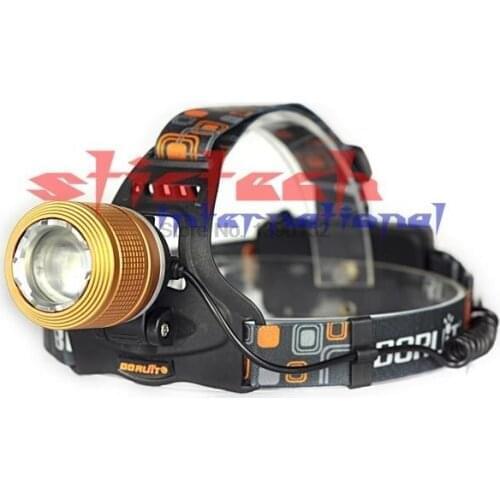 By dhl or ems 20pcs Headlamp T6 2300LM XML XM-L LED Headlight Zoomable Head Torch Light 18650 lantern +US/EU AC Charger