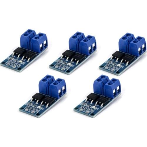 5PCS 15A 400W DC 5V-36V Dual High-Power Dust Collector MOS FET Trigger Switch Drive Module MOS Transistor Drive Module CNIM Hot