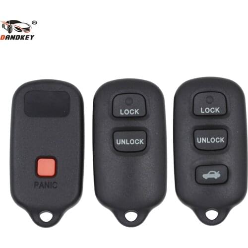 DANDKEY Remote Key Shell Case Fob Keyless Entry 2+1 3+1 3 4 Buttons For TOYOTA RAV Cruiser 4Runner Camry Celica Echo Highlander