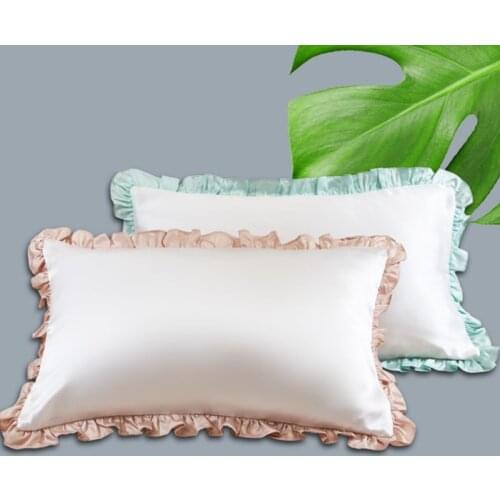Kids Pillow Cover 100% Mulberry Silk Soft Sweat Absorption Ice-cold smooth Summer Children Pillow Case Towel