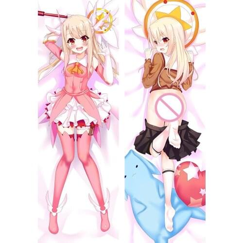Anime Cartoon fate/kaleid liner prisma illya Double sided hugging Pillow Case Pillow Cover Pillowcase Peach Skin 2 Way 81095