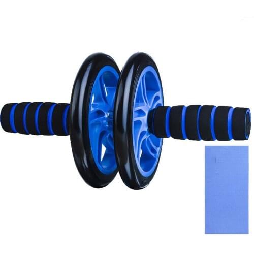 Fitness Workout Ab Roller Power Wheels Abdominal Muscle Trainer Abdominales Exercise Equipment Fitness Accessories With Mat Pad