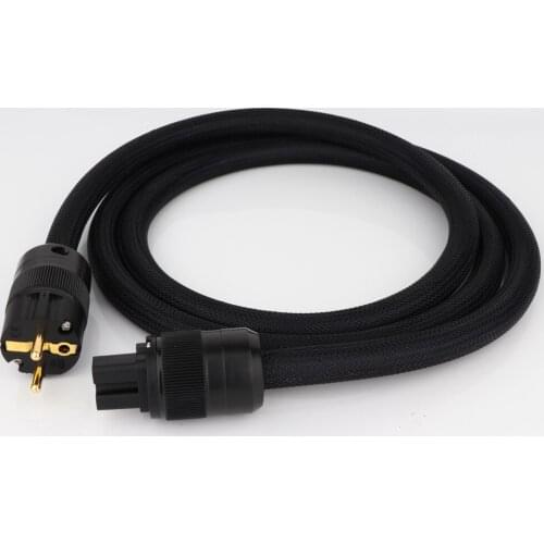 Hi-end D517 OCC Copper EU Power Cord HIFI Audio AC Power Cable with gold plated Plug