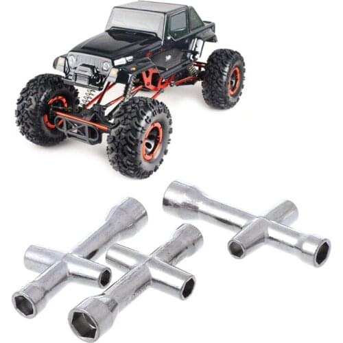 RC HSP 80132 Cross Wrench Sleeve 4/5/5.5/7mm Spanner M4 For Model Car Wheel Tool WXTD