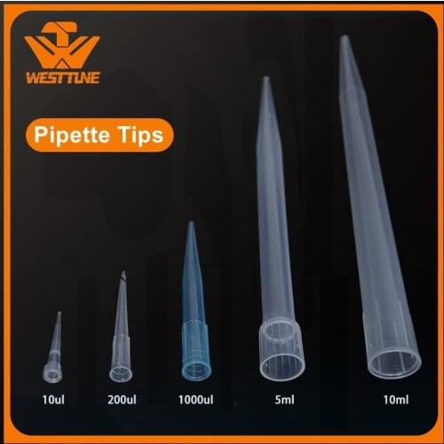 Pipette Tips 10ul 200ul 1000ul 5ml 10ml Plastic PP Disposable Tips Universal Type for Lab Pipettor