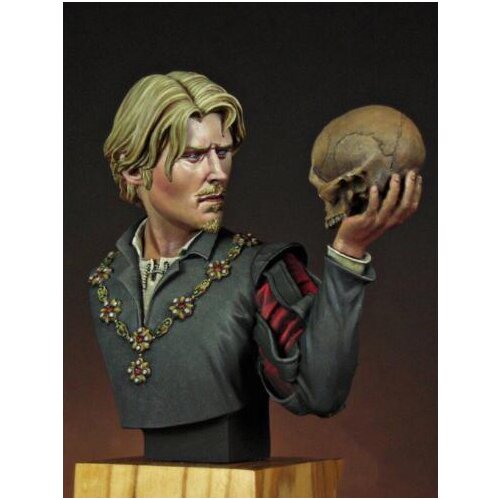 New Unassembled 1/12 Hamlet Prince of Denmark bust Resin Kit DIY Toys Unpainted resin model