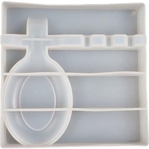 2021 New Spoon Storage Tray Epoxy Resin Mold Tableware Rack Plate Silicone Mould DIY Crafts Home Decortaions Casting Tool