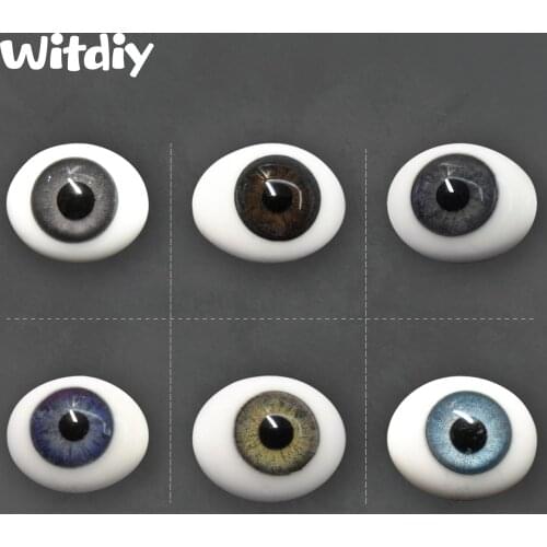 Witdiy oval glass eye/Rebirth doll glass eyes/BJD glass eyes/1000 degrees Celsius high temperature production