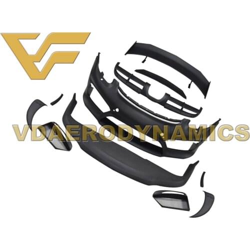 Suitable For 13-15 981 Porsche Cayman Boxster VAD-GT4 Full Body Kit Front Bumper Rear Lip Diffuser Spoiler Running Light
