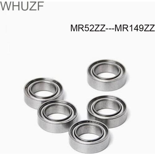10pcs Bearings MR Series MR52ZZ To MR149ZZ Miniature Model Bearing Metal Shielded Ball Bearings