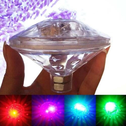 Submersible Light Underwater LED Night Light Swimming Pool Light for Outdoor Vase Fish Tank Pond Disco Wedding Party