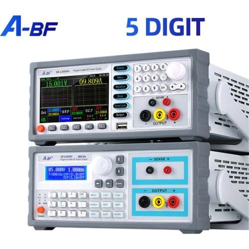 A-BF Programmable Power Supply Linear Voltage Regulator Power Controller High Precision 5 Digit DC Lab Power Supply Color Screen