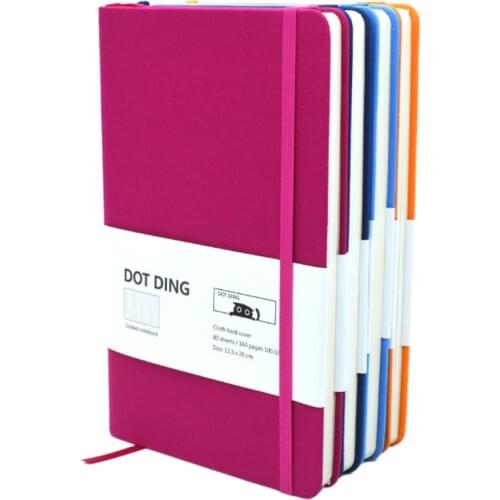 Bullet journal A5 Dotted Pages Notebook A5 Cream Color Paper Dots Grid Soft Leather Hard Cover School Planner Efficiency Planner