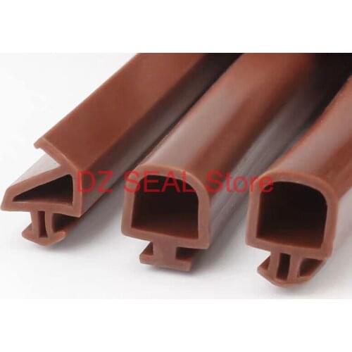 5 Meters broken bridge aluminum doors and windows silicone seal strip aluminum windows windproof and waterproof weather strip