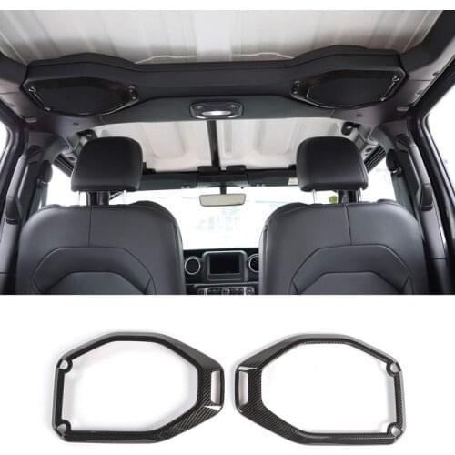 Car Top Roof Speaker Frame Trim Cover for 2018-2021 Jeep Wrangler JL JLU Gladiator JT