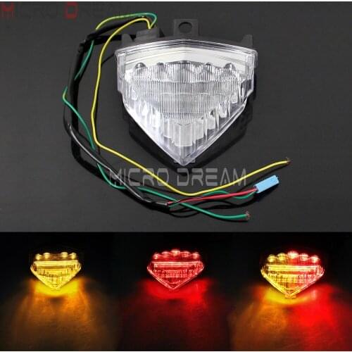 Motorcycle LED Integrated Brake Tail Light w/ Turn Signal Lamp for Honda CB1000R 08-2016 CBR600F 11-2014 CB600F Hornet 2007-14