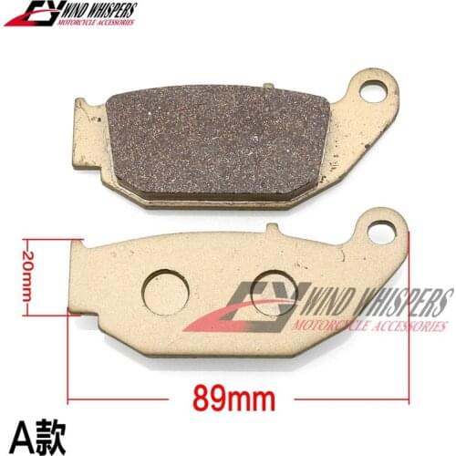 Motorcycle Rear Brake Pads For BENELLI TNT 125 135 200 BN125 For Honda CBR 125 Monkey MSX 125 CRF 250 For Suzuki GSX-R GSX-S 125