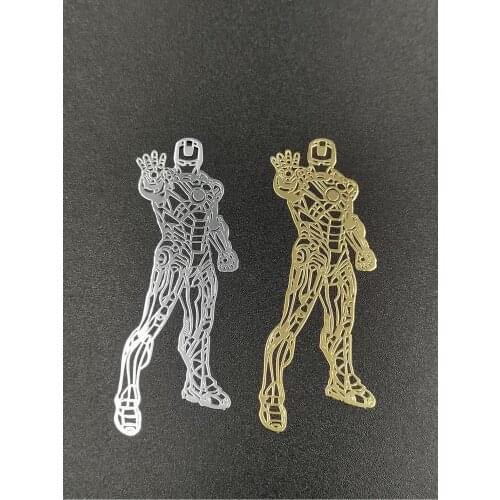2 Pcs Metal Badge Chrome Decal Logo Signs Mobile Phone Cellphone Laptop Ipad Case Cover Box Stickers Car Sticker Iron Man