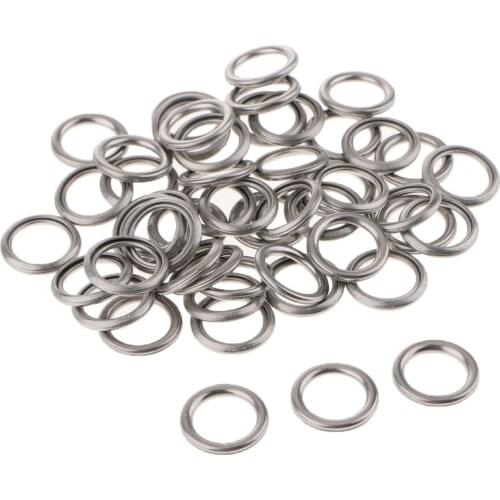 50 Pieces Car Oil Drain Plug O Rings For Toyota 4Runner Corolla