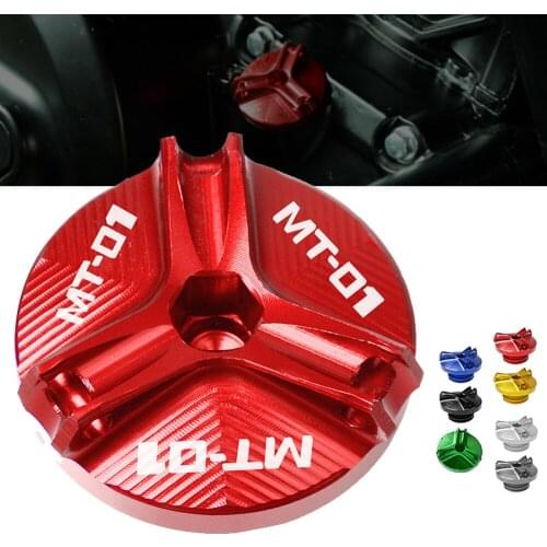 Motorcycle part For Yamaha mt-01 mt01 mt 01 FZ01 FZ-01 FZ 01 Engine Oil Filler Cup Plug Cover Screw motor accessories