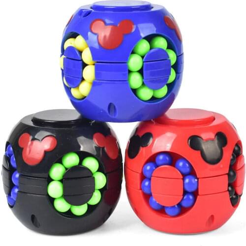 Antistress Speed Cube Stickerless Magic Cube Stress Puzzles Fidget Spinner Colorful Educational Toys For Children