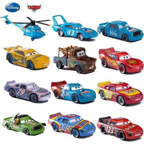 Disney Pixar Car 3 New Jackson Storm Ramirez Lightning McQueen 1:55 Diecast Vehicle Metal Collection Alloy Boy Kid Toy Xmas Gift