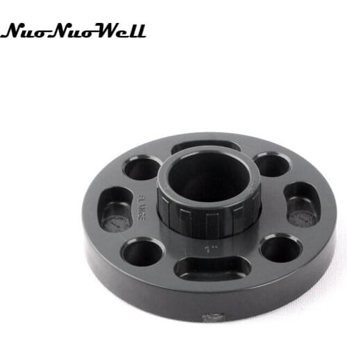 1pcs NuoNuoWell PVC ANSI 1" Flange Pipe Connector Hose Adapter Hardware Fittings Tube Parts Slip Socket Flanges