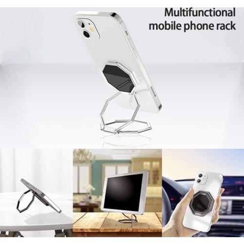 Magic Finger Ring Mobile Phone Smartphone Stand Holder For iPhone Huawei Samsung Cell Smart Octagon Ring Holder Car Mount Buckle