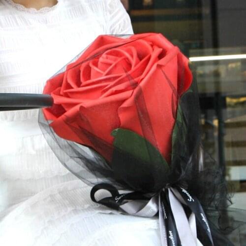 Creative Large Rose Valentines Day Gift Girlfriend Birthday Marriage Foam Rose Mothers Day Womens Day Party Surprise Gift