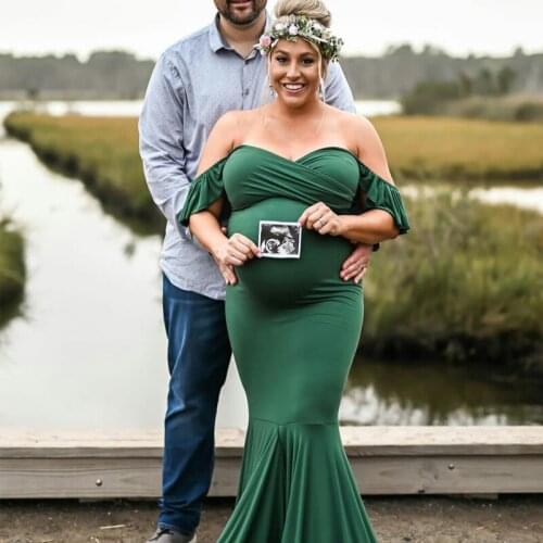 Soft Ladies Nightwear Robes Pregnant Women Party Sleepwear For Photoshoot Maternity Shower Photo Dress Custom Made