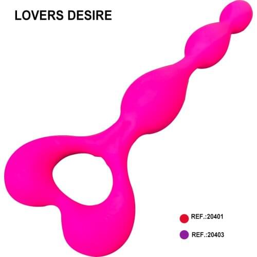 Soft silicone anal beads tapon anal butt plug sex toys for gay men woman prostate massager